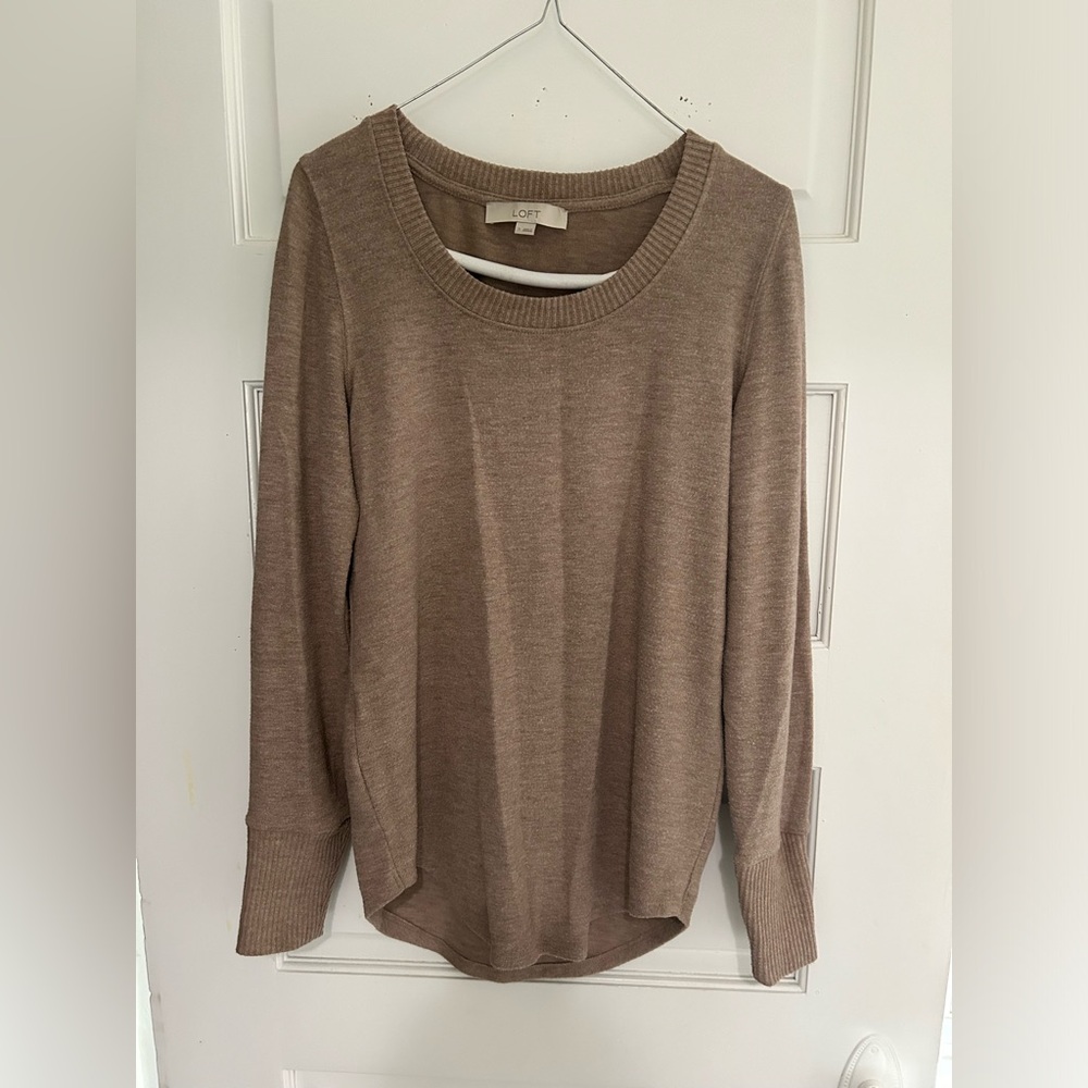 Loft Tan Soft Sweater